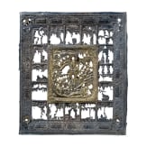Sechs Ikonen-Oklad (zwei Silber), Russland, 19. Jhdt.