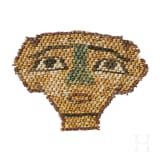 Mumienmaske aus Fayenceperlen, Sp&auml;tzeit bis Hellenismus, Mitte 1. Jtsd. v. Chr. - 1. Jhdt. v. Chr.