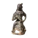 Seated bronze figure of a male figure, Dong Son culture, Northern Vietnam, second half of the 1st millennium B.C. &ndash; 1st century A.D.