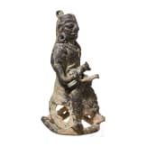 Seated bronze figure of a male figure, Dong Son culture, Northern Vietnam, second half of the 1st millennium B.C. &ndash; 1st century A.D.