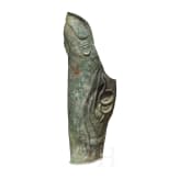 Anatomically shaped greave, Magna Graecia, 5th century B,C.