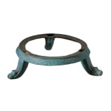 Greek tripod, bronze coaster, 6th century B.C.