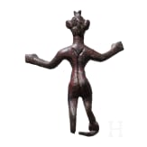 Bronze figure of Pan, Archaic period, 6th century B.C.