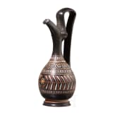 Jug (Epichysis), painted in the Gnathia style, Apulian, mid-4th century B.C.