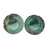 Two Bronze Phalerae (pectoral and dorsal armour) Italic, 6th &ndash; 5th Century B.C.