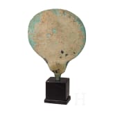 Etruscan bronze mirror with a four-line inscription, 5th&ndash;3rd centuries B.C.