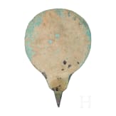 Etruscan bronze mirror with a four-line inscription, 5th&ndash;3rd centuries B.C.