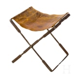 Roman folding chair, iron, with bronze inlays, 4th &ndash; mid-5th century A.D.