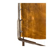 Roman folding chair, iron, with bronze inlays, 4th &ndash; mid-5th century A.D.