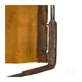 Roman folding chair, iron, with bronze inlays, 4th &ndash; mid-5th century A.D.