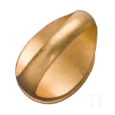 Late Hellenistic &ndash; Early Roman gold ring with a carnelian gemstone, 1st century B.C. - 1st century A.D.