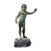 Bronzestatuette, Jupiter als Blitzschleuderer, R&ouml;misch 1. bis Mitte 3. Jhdt. n. Chr.