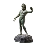 Bronzestatuette, Jupiter als Blitzschleuderer, R&ouml;misch 1. bis Mitte 3. Jhdt. n. Chr.