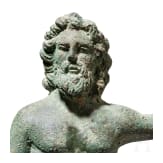 Bronzestatuette, Jupiter als Blitzschleuderer, R&ouml;misch 1. bis Mitte 3. Jhdt. n. Chr.