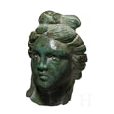 Bronzekopf der Venus, r&ouml;misch, 1.-2. Jhdt. n. Chr.