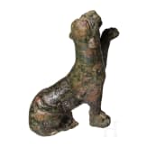 Bronzestatuette eines Panthers, r&ouml;misch, 2. - 3. Jhdt. n. Chr.
