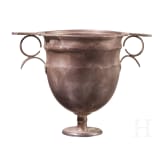 Kantharos der sp&auml;teren Form mit Stengelfu&szlig;, r&ouml;misch, 1. - 2. Jhdt. n. Chr.