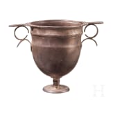 Kantharos der sp&auml;teren Form mit Stengelfu&szlig;, r&ouml;misch, 1. - 2. Jhdt. n. Chr.