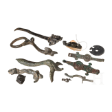 11 r&ouml;mische Kleinaltert&uuml;mer aus Bronze, 1. - 3. Jhdt. n. Chr.
