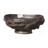 Bronzeschale mit Wassertierfries auf der Au&szlig;enwandung, fr&uuml;hbyzantinisch, 6. - 7. Jhdt.