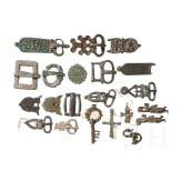 21 fr&uuml;h- und mittelbyzantinische Bronzeobjekte, 6. - 12. Jhdt. n. Chr.