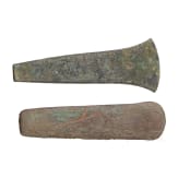 Two Copper Age axes, Southeastern Europe, 4th millennium B.C.
