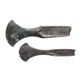 Two bronze heel axes, Middle Bronze Age, 15th&ndash;14th centuries B.C.