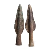 Two spearheads, Late Bronze Age, 10th &ndash; 9th centuries.