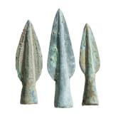 Three small spearheads, Late Bronze Age, 10th&ndash;9th centuries B.C.