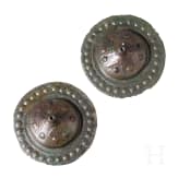 Two Urnfield-period phalerae with dot-and-knob decoration, 10th&ndash;9th centuries B.C.