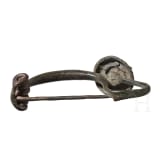 Early La T&egrave;ne period bronze brooch, 4th century B.C.