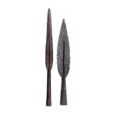 Two Frankish spearheads, 5th century