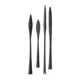 Four javelin tips, Early Middle Ages, 7th&ndash;8th centuries A.D.