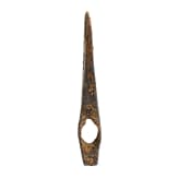 A Viking battle axe made of iron with silver inlays in the Jelling style, 10th century