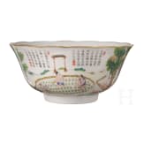 Famille-Rose-Schale, China, wohl Xianfeng-Periode (1831-1861), um 1850