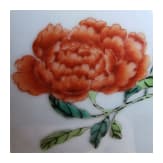 Famille-Rose Vase mit Flederm&auml;usen und Pfingstrosen mit Daoguan-Sechszeichenmarke, wohl um diese Zeit (um 1840-50)