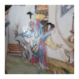 Famille-Rose Tasse mit Untertasse, China, wohl Yongzheng/Qianlong Periode (18. Jhdt).
