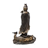 A Guanyin Standing on a Dragon-Fish, 20th century