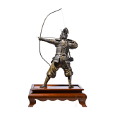 "An archer", Japan, bears signature probably 'Yoshimitsu', late 19th/early 20th century