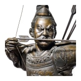 "An archer", Japan, bears signature probably 'Yoshimitsu', late 19th/early 20th century