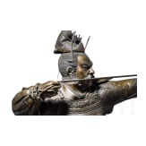 "An archer", Japan, bears signature probably 'Yoshimitsu', late 19th/early 20th century