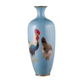 A Japanese cloisonn&eacute; vase, Meiji period