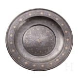 A damascened Indian presenting plate, Lahore, 19th century