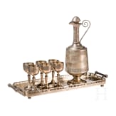 An Armenian silver liqueur set, ca. 1920