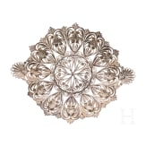 A silver filigree plate, Balkans, 20th century
