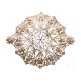 A silver filigree plate, Balkans, 20th century