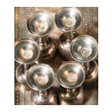 An Armenian silver liqueur set, ca. 1920