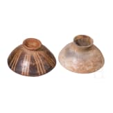 Zwei pr&auml;kolumbische Schalen, wohl Ekuador, Carchi, 800 - 1500 n. Chr.