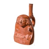 Pr&auml;kolumbisches Figurengef&auml;&szlig;, peruanische Nordk&uuml;ste, wohl Moche-Kultur, 4. - 8. Jhdt.