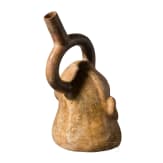 Pr&auml;kolumbisches Figurengef&auml;&szlig;, peruanische Nordk&uuml;ste, wohl Moche-Kultur, 4. - 8. Jhdt.